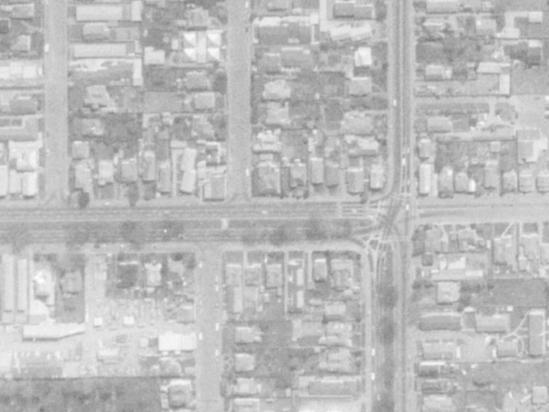 329E Bealey Avenue from the air, 1975-1979