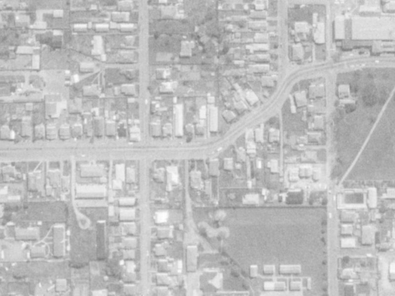 43 London Street from the air, 1975-1979