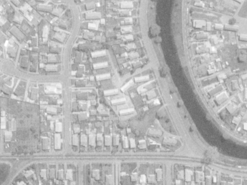 7 Bowie Place from the air, 1975-1979