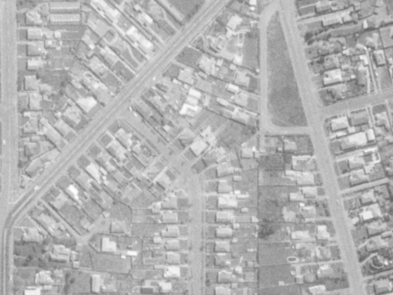 48 Pannell Avenue from the air, 1975-1979