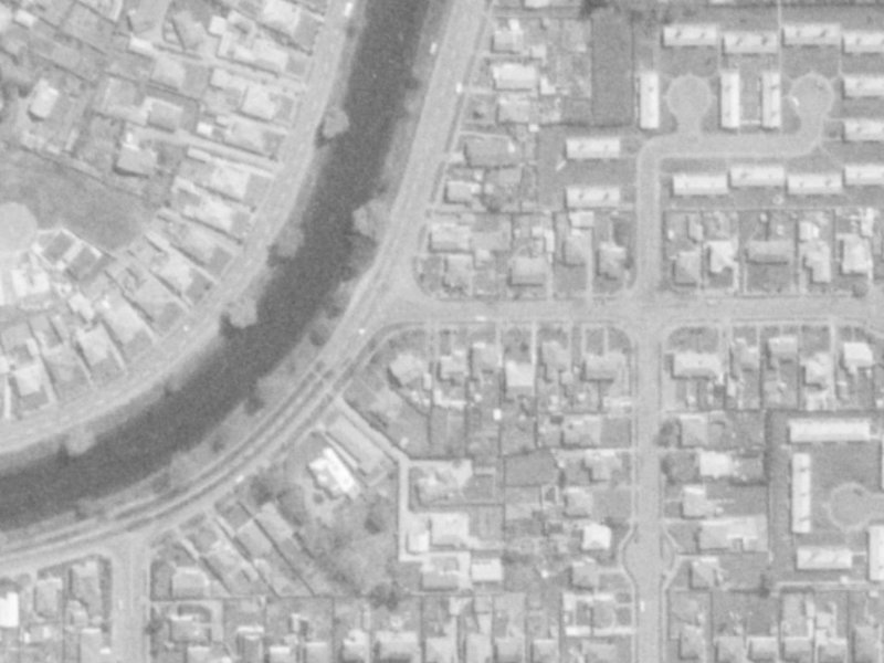 6 Torlesse Street from the air, 1975-1979