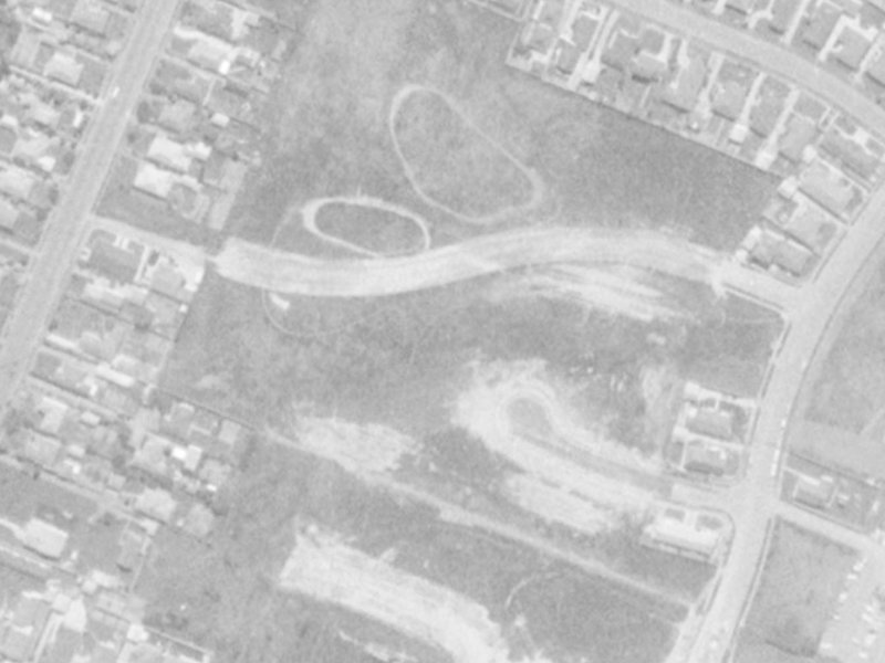 15 Montclare Avenue from the air, 1975-1979