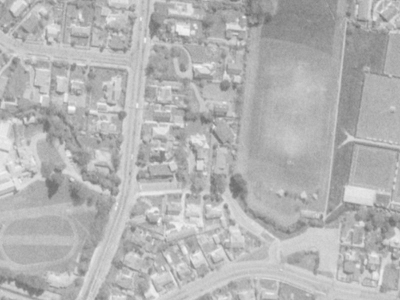 4 Medbury Terrace from the air, 1975-1979