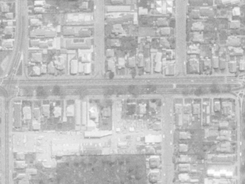306 Bealey Avenue from the air, 1975-1979