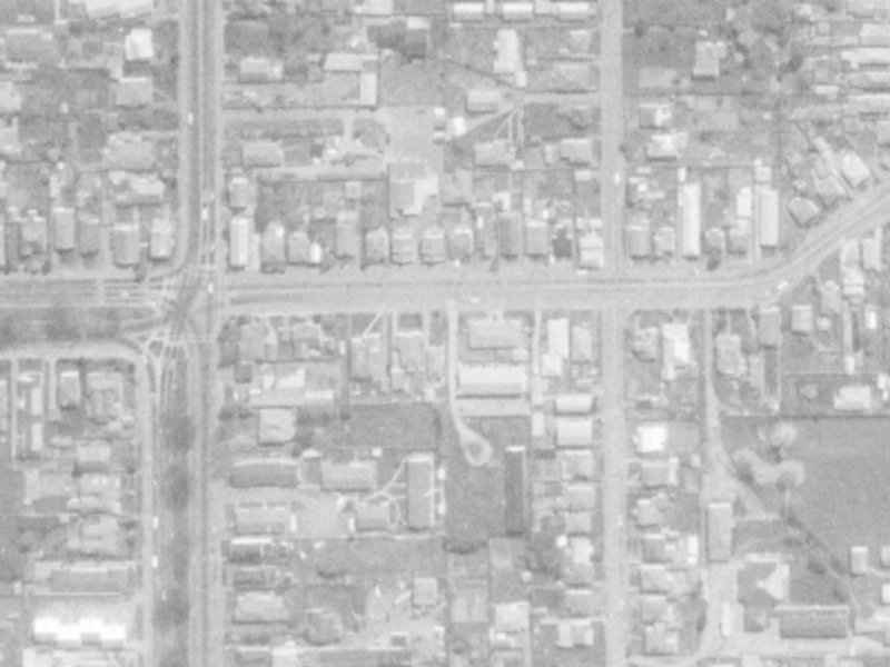 21 London Street from the air, 1975-1979