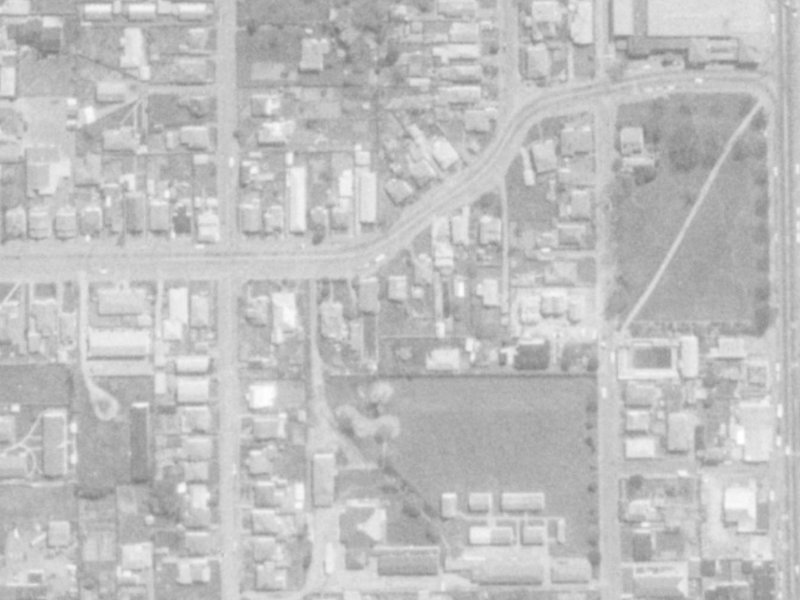 50B London Street from the air, 1975-1979