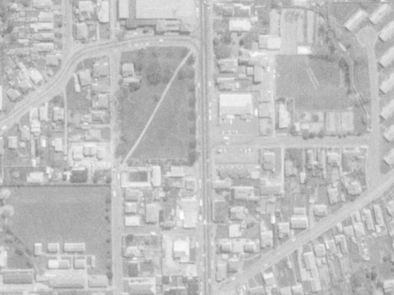 282 Stanmore Road from the air, 1975-1979