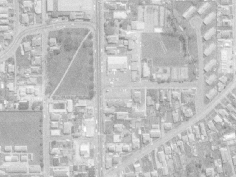 4 Warwick Street from the air, 1975-1979