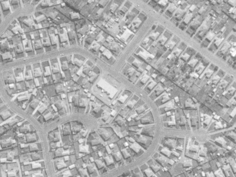 53 Vancouver Crescent from the air, 1975-1979