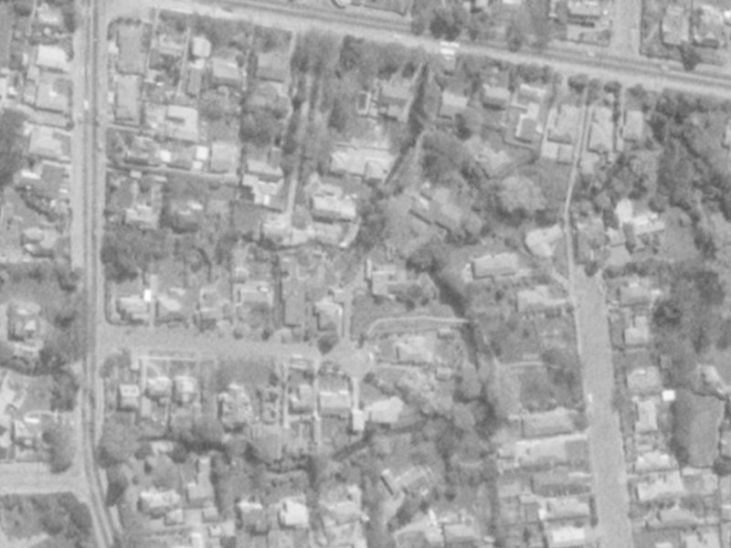 17 Royds Street from the air, 1975-1979