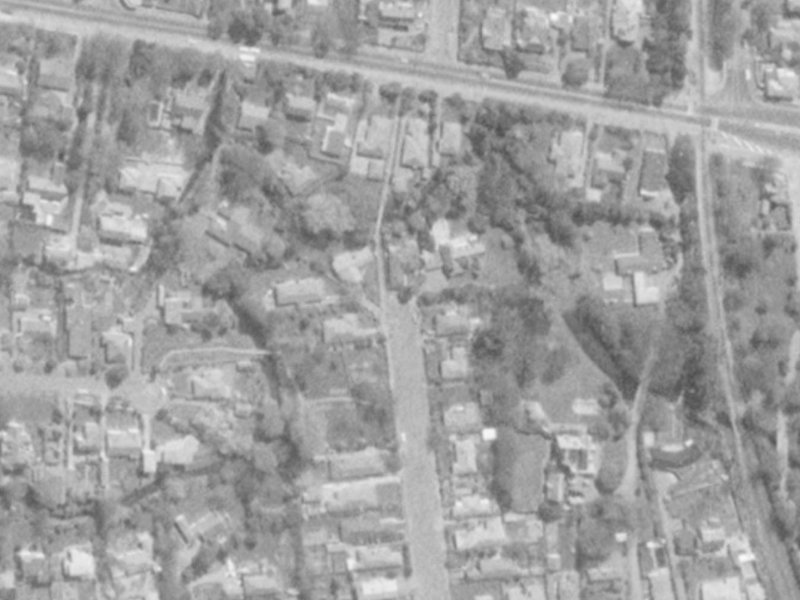 106 Harakeke Street from the air, 1975-1979