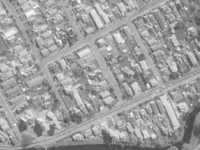 15 Cheltenham Street from the air, 1975-1979