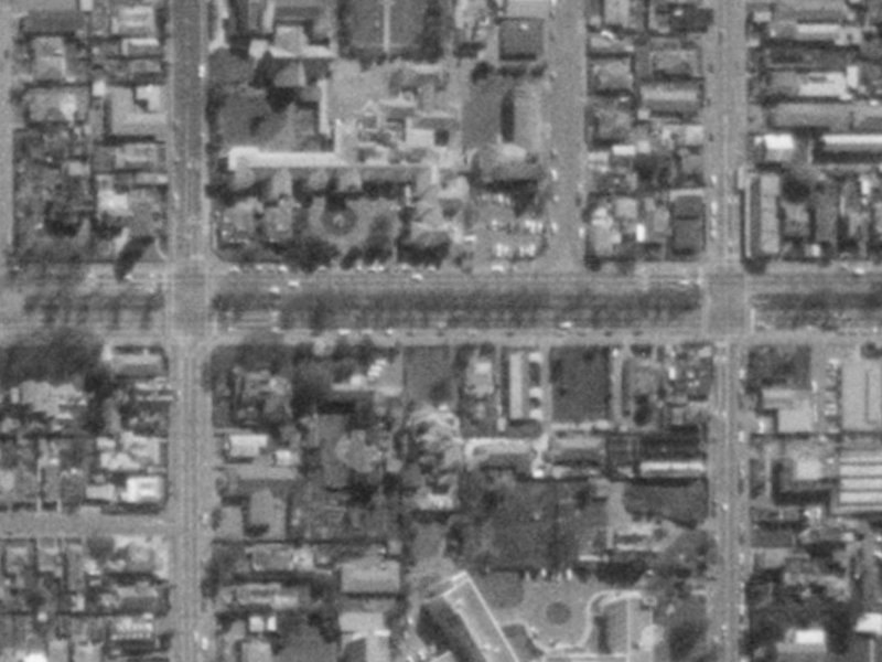118E Bealey Avenue from the air, 1975-1979