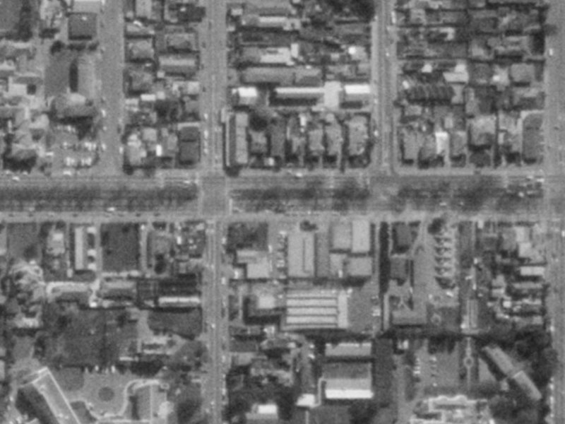 154 Bealey Avenue from the air, 1975-1979