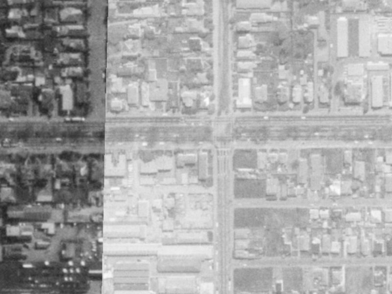 208 Bealey Avenue from the air, 1975-1979