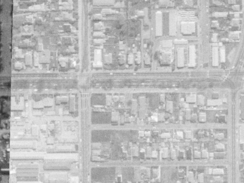 238 Bealey Avenue from the air, 1975-1979