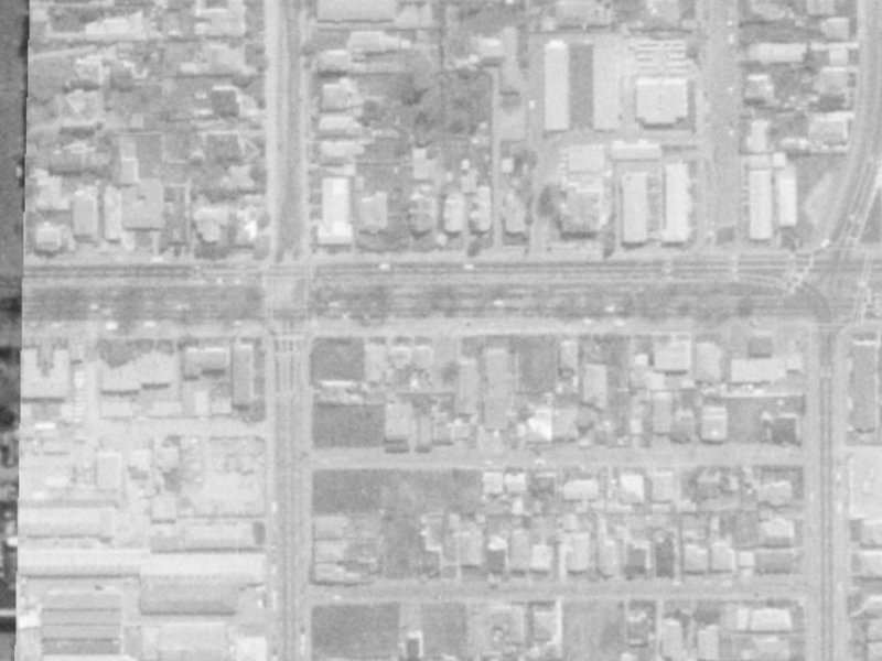 240A Bealey Avenue from the air, 1975-1979