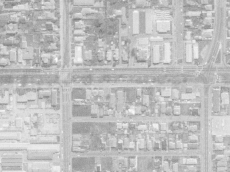 242 Bealey Avenue from the air, 1975-1979