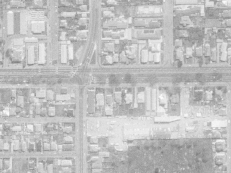 282 Bealey Avenue from the air, 1975-1979