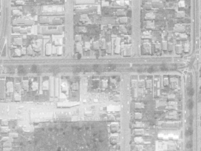 310 Bealey Avenue from the air, 1975-1979