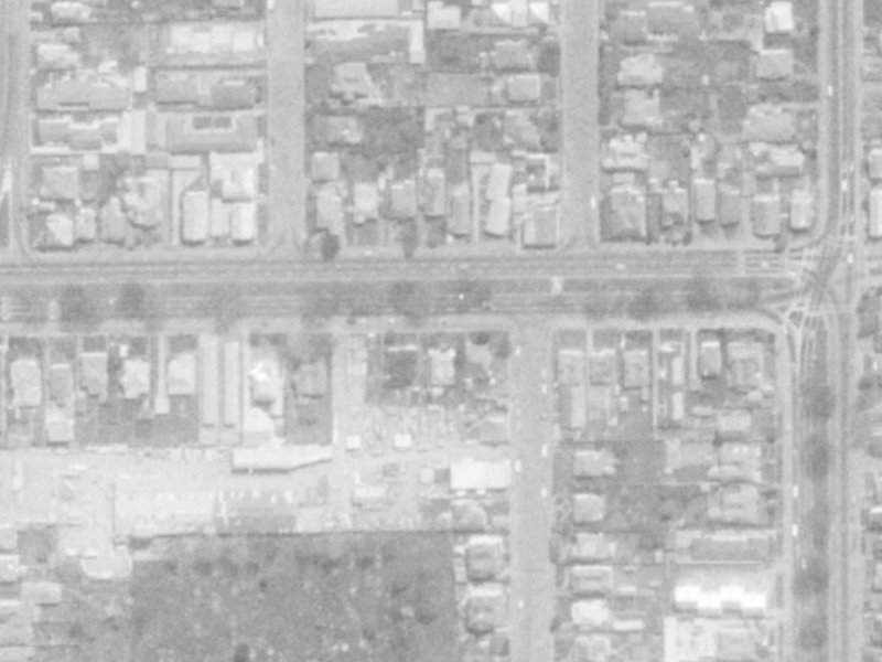 312 Bealey Avenue from the air, 1975-1979