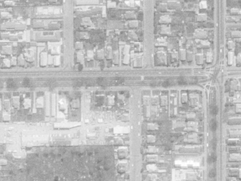 314 Bealey Avenue from the air, 1975-1979