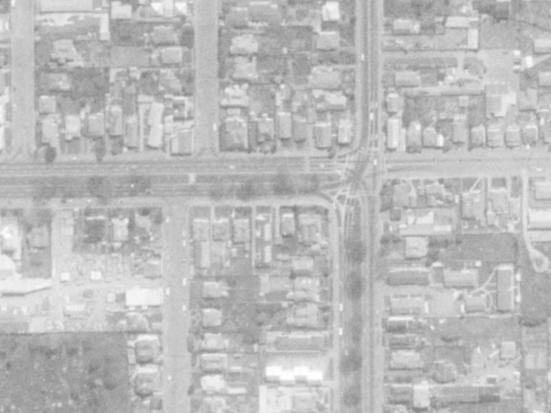 336 Bealey Avenue from the air, 1975-1979