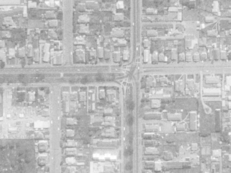 338 Bealey Avenue from the air, 1975-1979