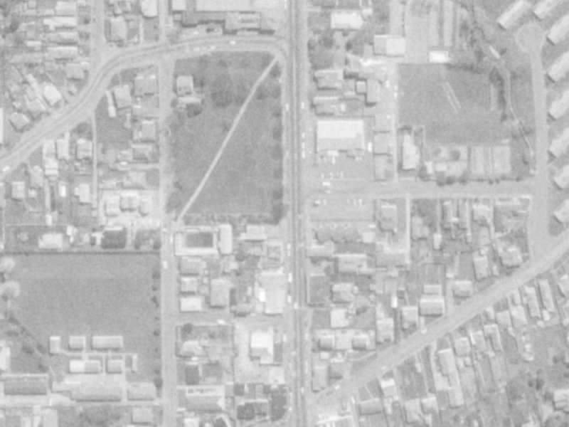 281 Stanmore Road from the air, 1975-1979