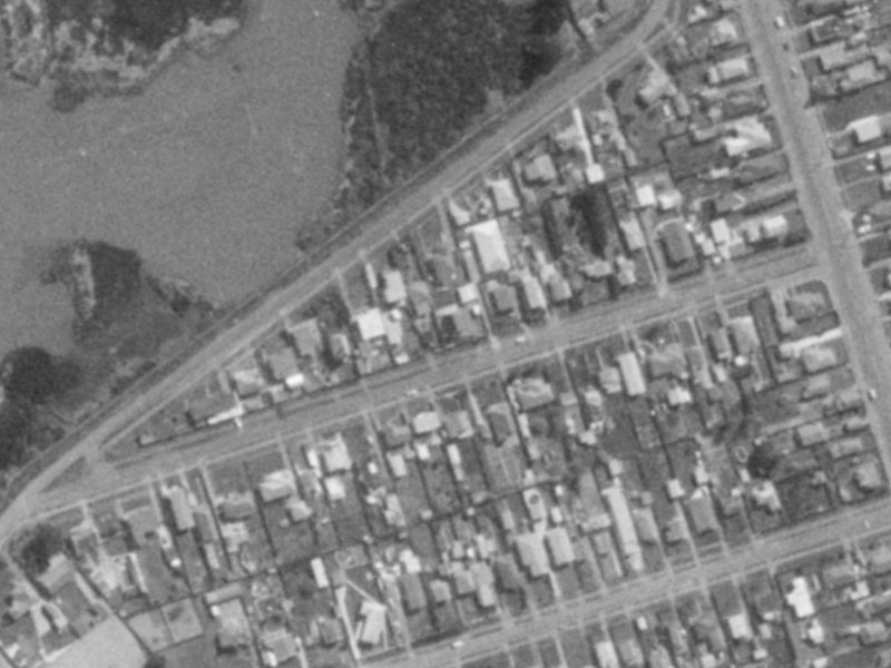 20 Falcon Street from the air, 1975-1979