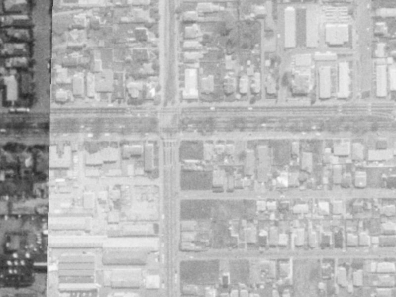 232 Bealey Avenue from the air, 1975-1979