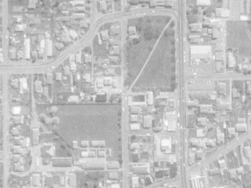 27 Pavitt Street from the air, 1975-1979