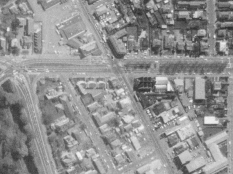 183 Victoria Street from the air, 1975-1979