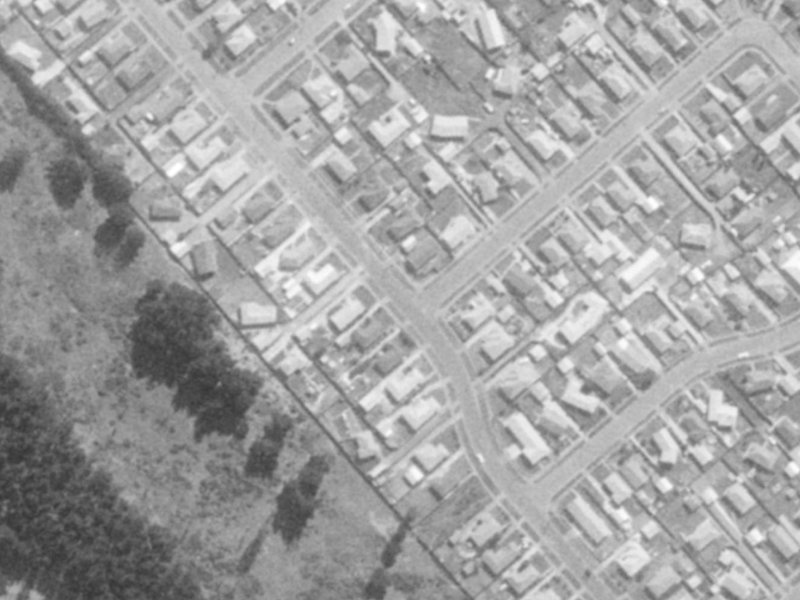 163 Shortland Street from the air, 1975-1979