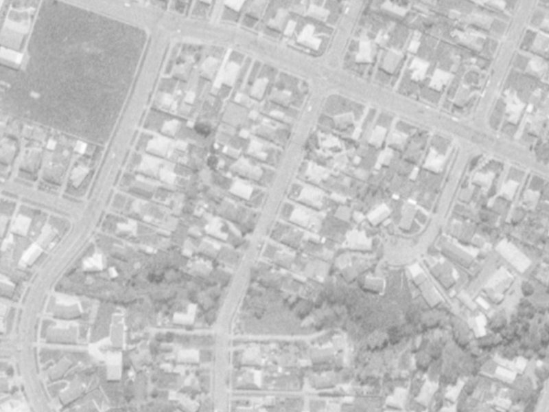 60 Balrudry Street from the air, 1975-1979