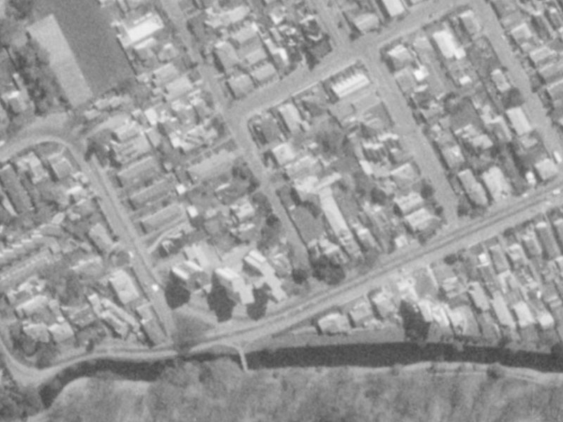 16 Hewitts Road from the air, 1975-1979