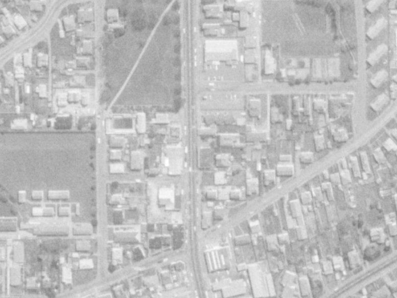 270 Stanmore Road from the air, 1975-1979