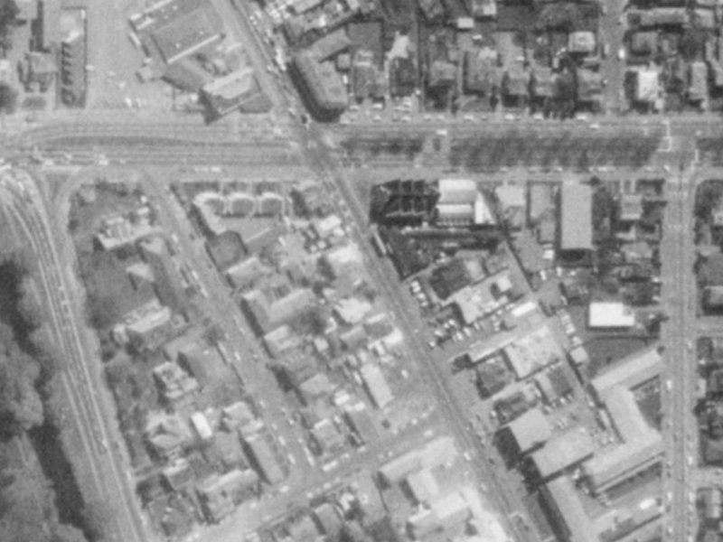 171 Victoria Street from the air, 1975-1979