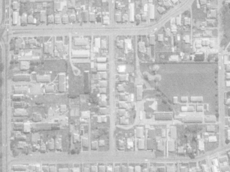 24 Perth Street from the air, 1975-1979