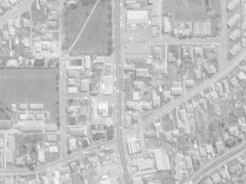 268 Stanmore Road from the air, 1975-1979