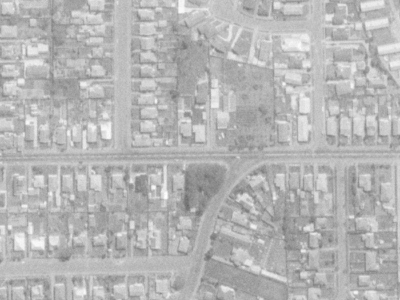 71 Retreat Road from the air, 1975-1979