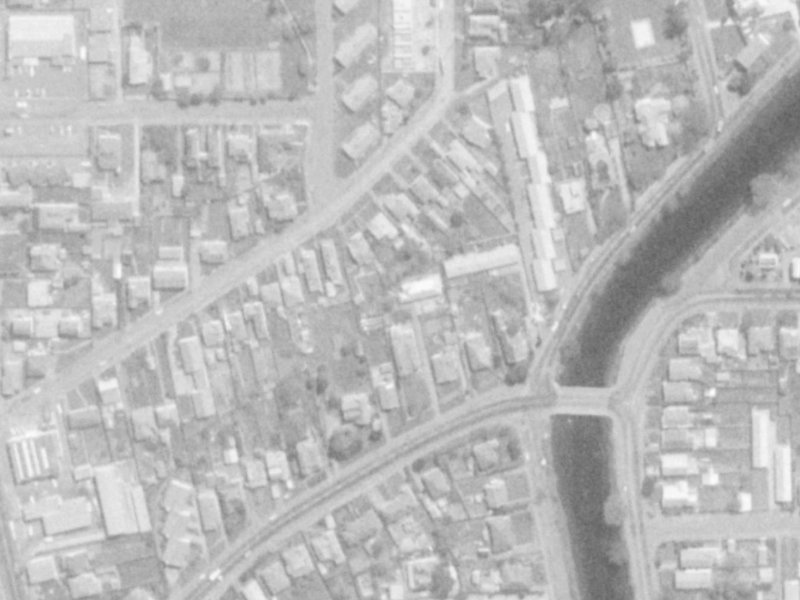 45B Swanns Road from the air, 1975-1979