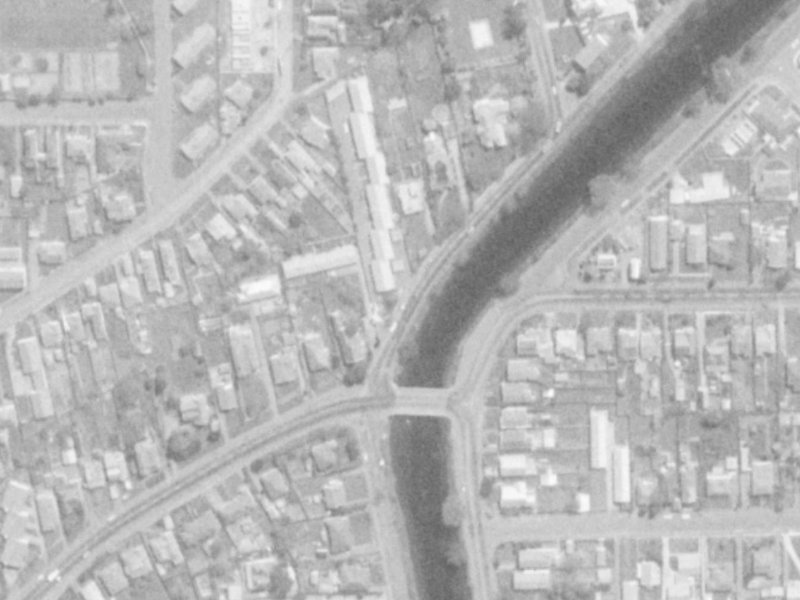 219 River Road from the air, 1975-1979