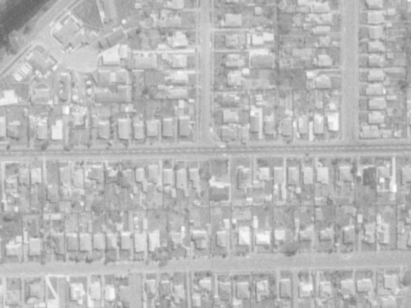 47-55 Retreat Road from the air, 1975-1979