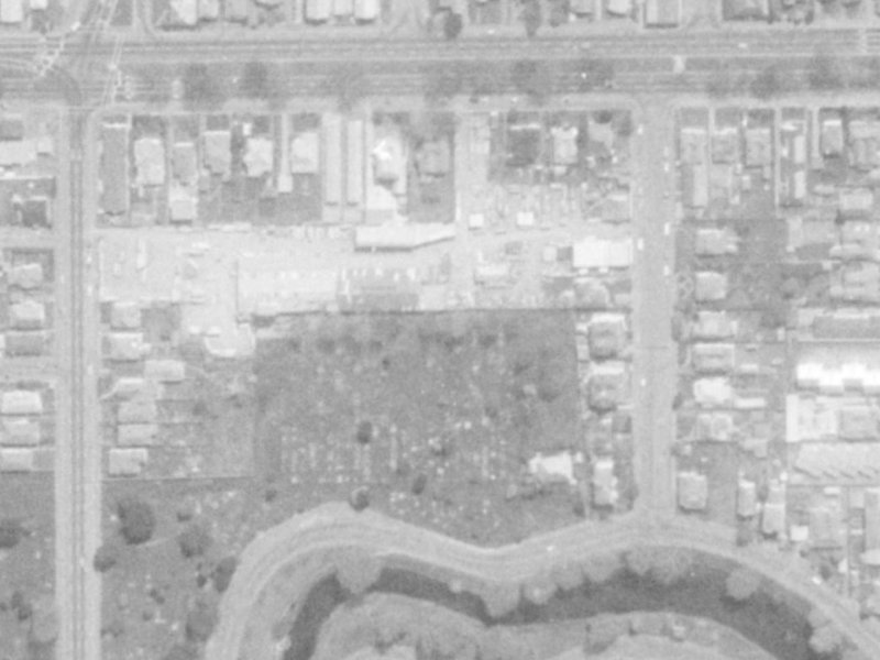 5/404 Barbadoes Street from the air, 1975-1979