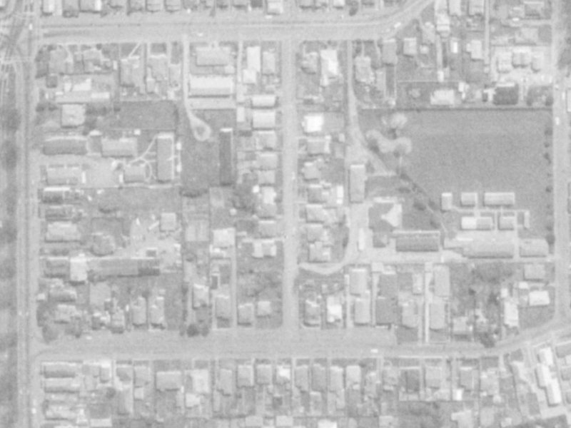 15 Perth Street from the air, 1975-1979