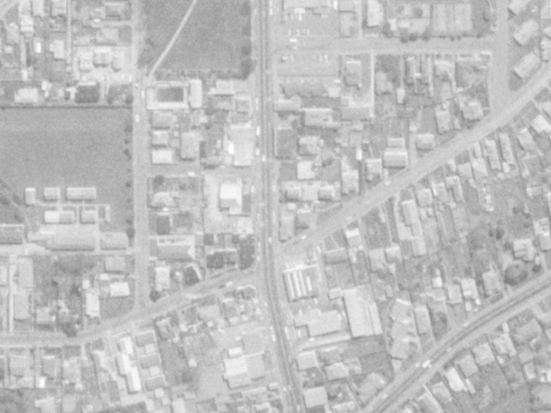 262 Stanmore Road from the air, 1975-1979