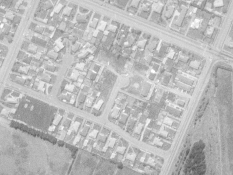 4A Glenys Place from the air, 1975-1979