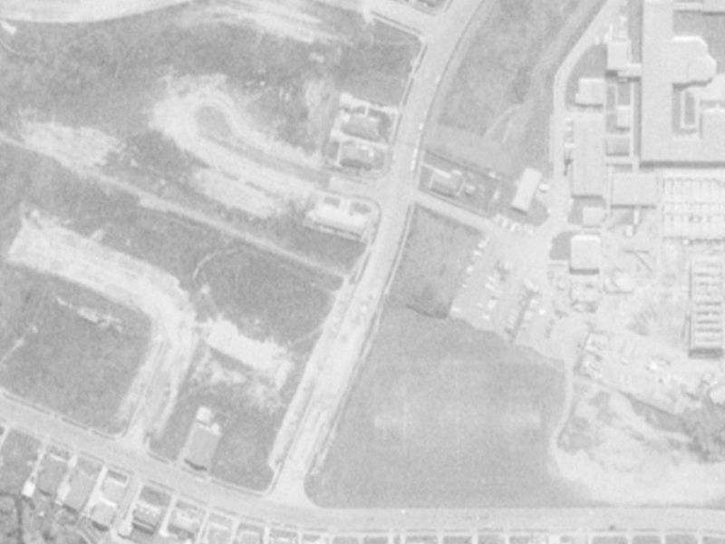 54 Solway Avenue from the air, 1975-1979