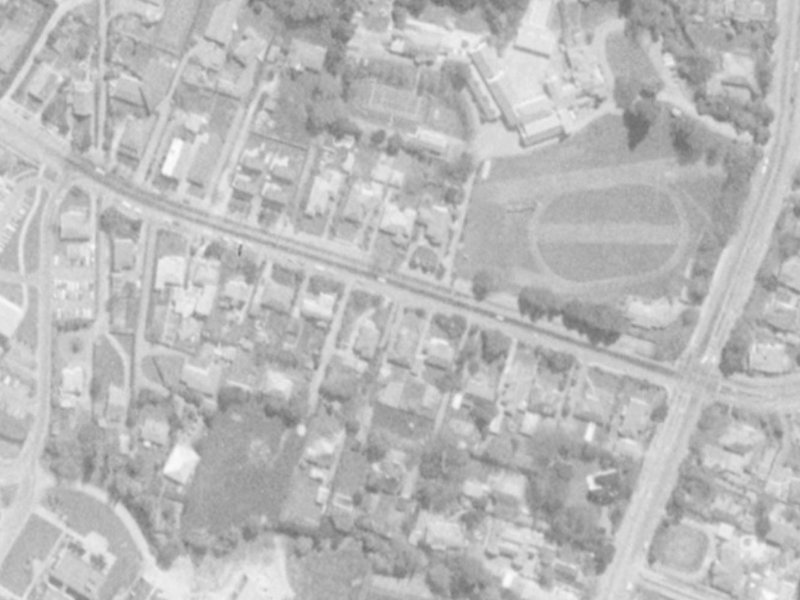 19 Creyke Road from the air, 1975-1979